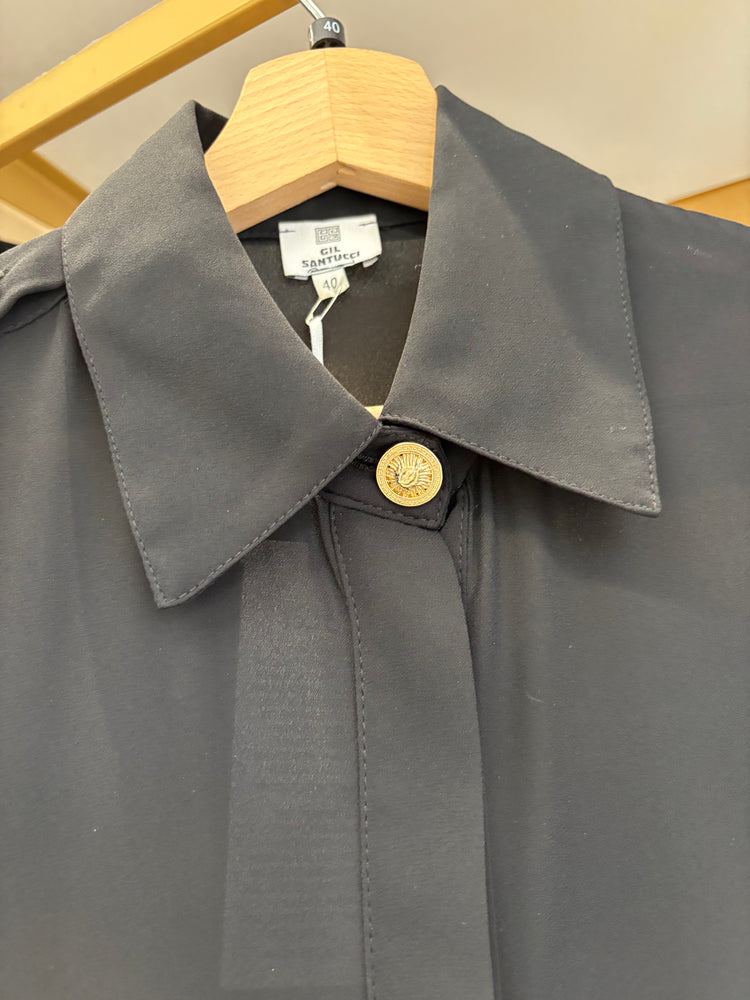 GIL SANTUCCI - CAMICIONE NERO