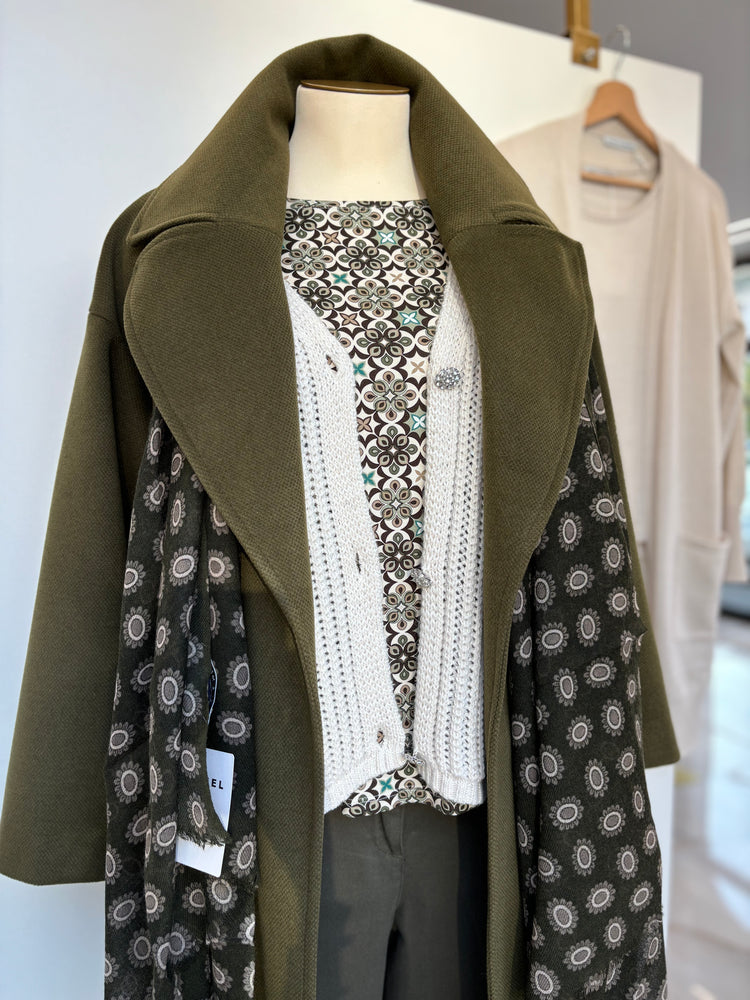 DANIEL & MAYER - MAGLIA in viscosa - FIORE VERDE