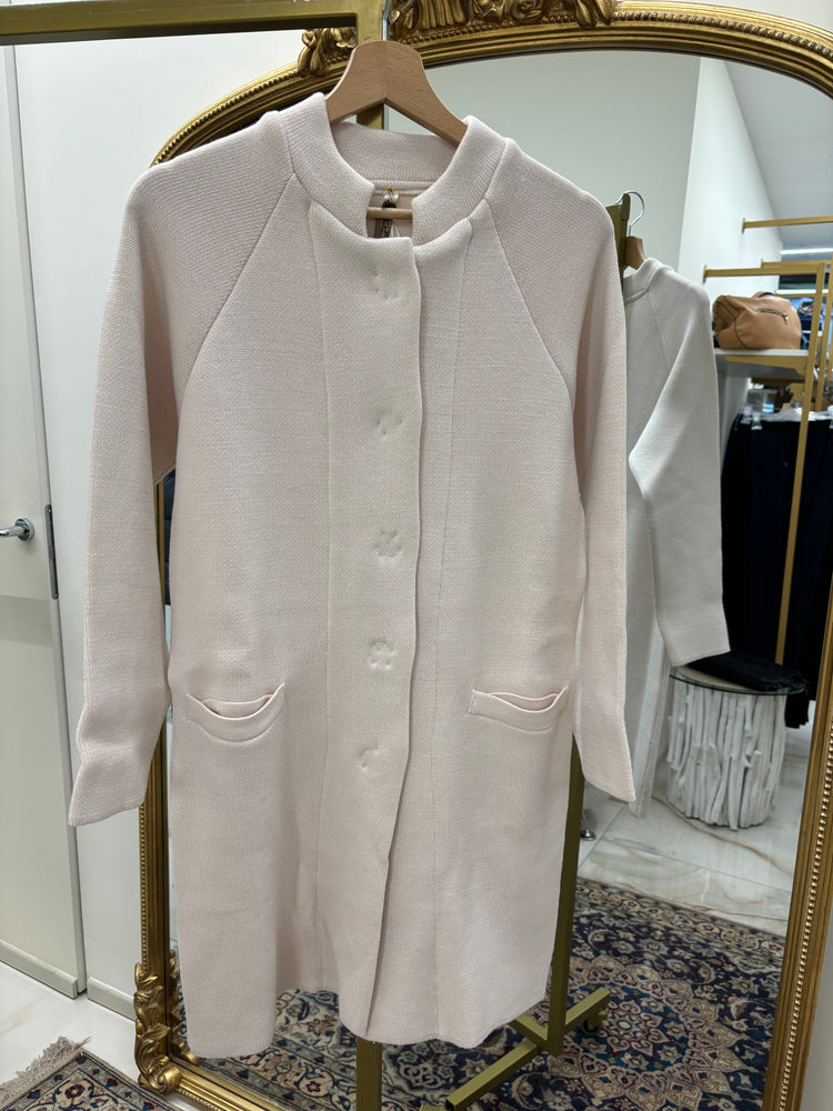 MARGARET - CAPPOTTO IN MAGLIA - GHIACCIO