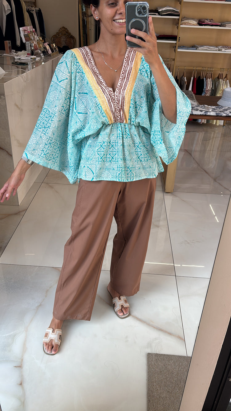 TENSIONE IN - CAMICIA MUSSOLA FANTASIA