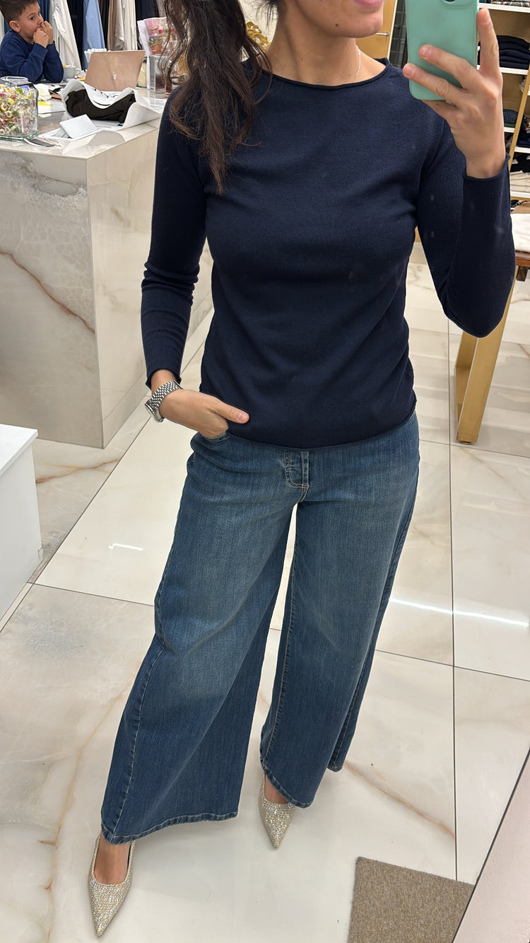 MARGARET - MAGLIONE MA6631 - BLU NOTTE