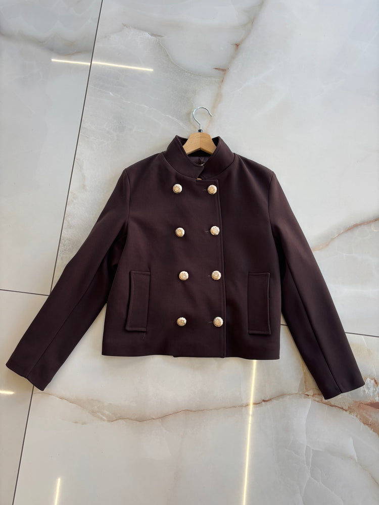 SUSY STAR - CAPPOTTO BOTTONI ORO - MORO