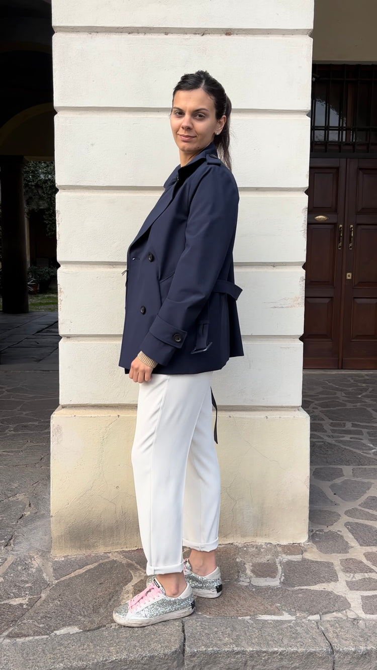 DANIEL & MAYER - TRENCH / CAPPOTTINO CORTO - - BLU