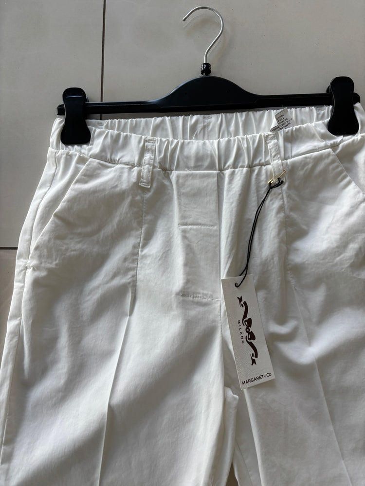 Margaret - Pantalone Coulisse - Bianco