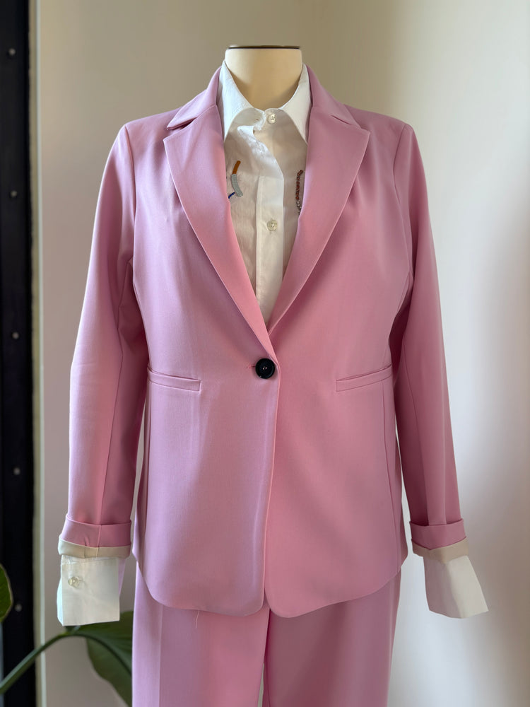 SOUVENIR - GIACCA REGINA MONOPETTO - ROSA