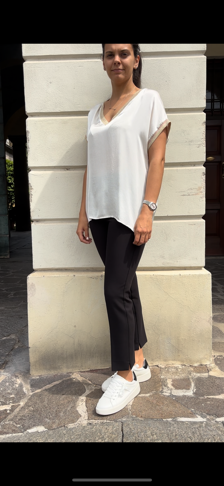 DANIEL & MAYER - PANTALONE BASICO cod. CAMERON - NERO