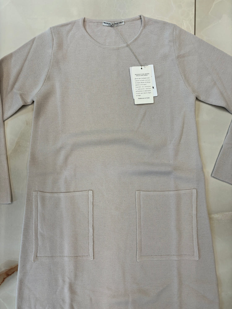 DANIEL & MAYER - ABITO IN MAGLIA - BEIGE