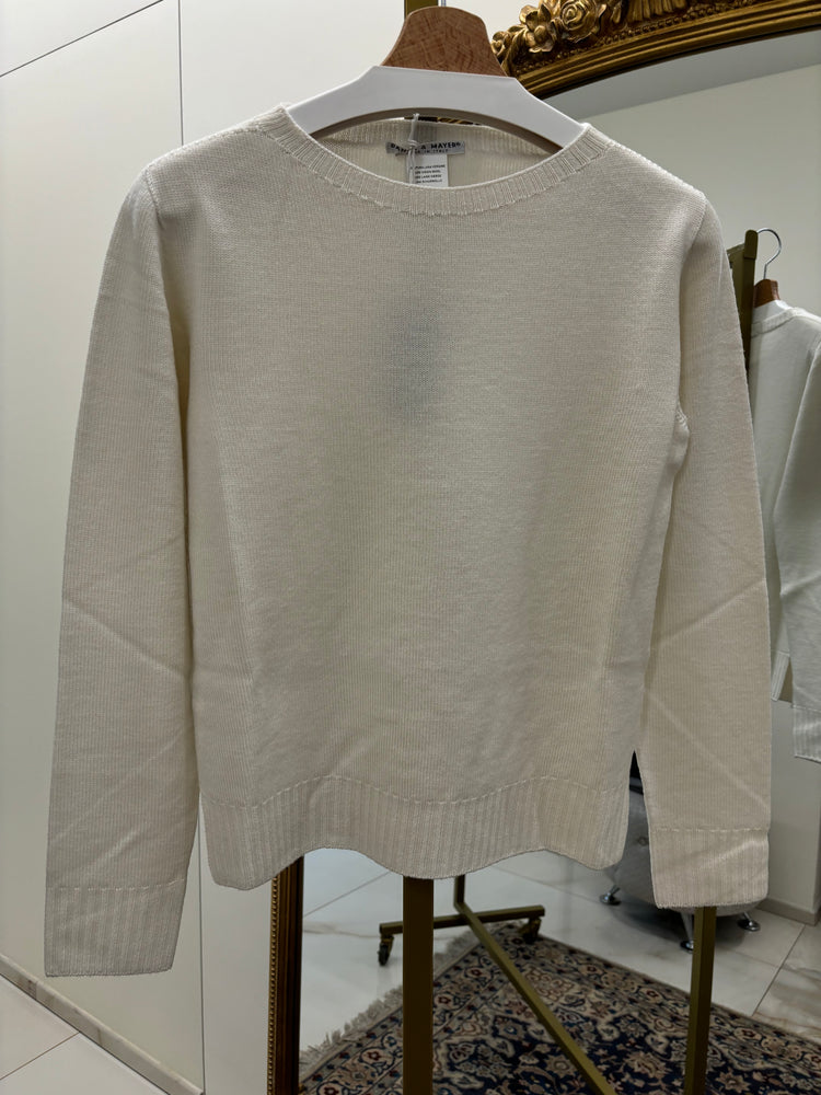 DANIEL & MAYER - MAGLIONE GIROCOLLO ERICA - LATTE