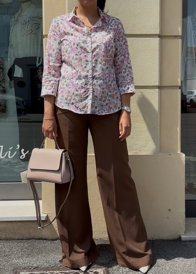 DANIEL & MAYER - CAMICIA IN COTONE - FIORI
