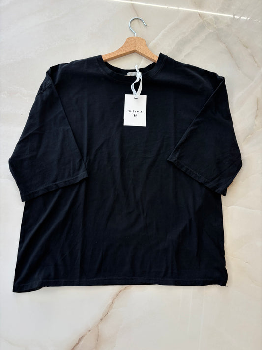 SUSY MIX - T SHIRT OVER - NERO
