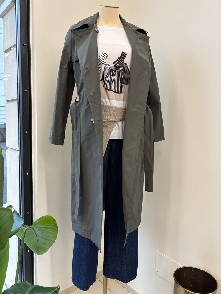 DANIEL & MAYER - TRENCH LUNGO - VERDE MILITARE