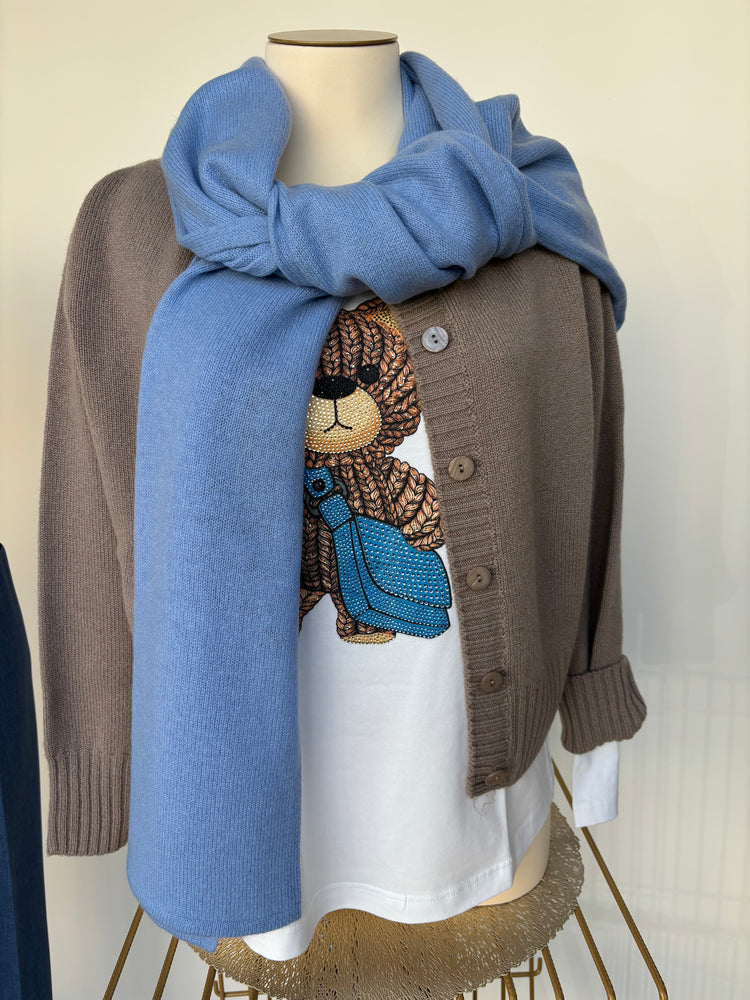 DANIEL & MAYER - MAGLIA MAN. LUNGHE - ORSETTO - AZZURRO