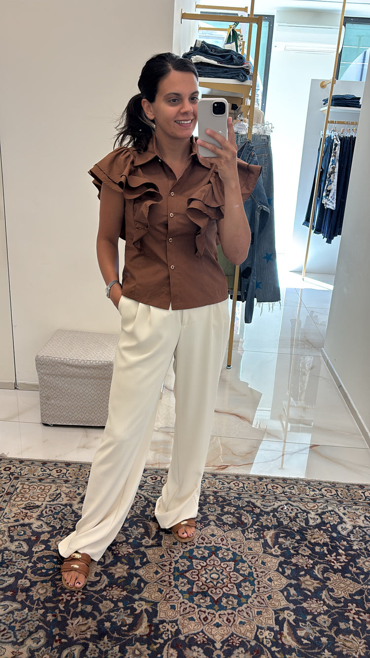 SOUVENIR - PANTALONE LADY - PANNA