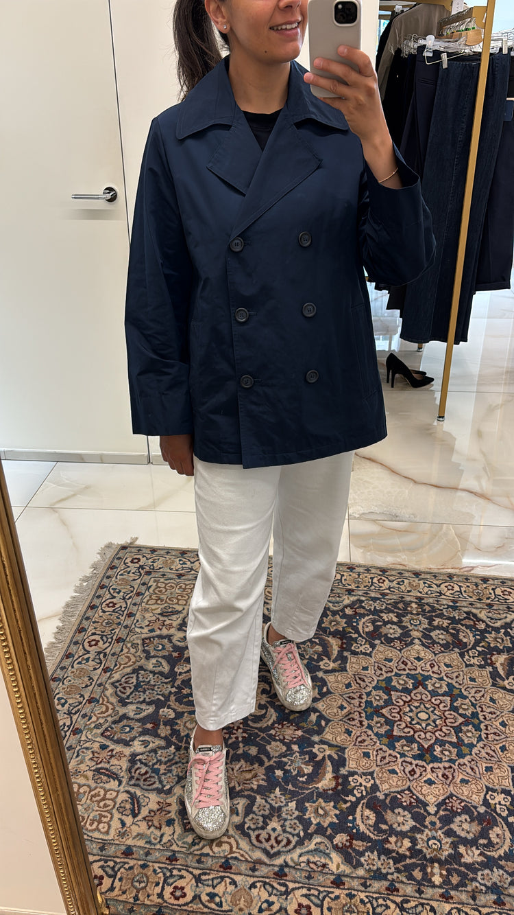 DANIEL & MAYER - TRENCH DOPPIOPETTO - BLU