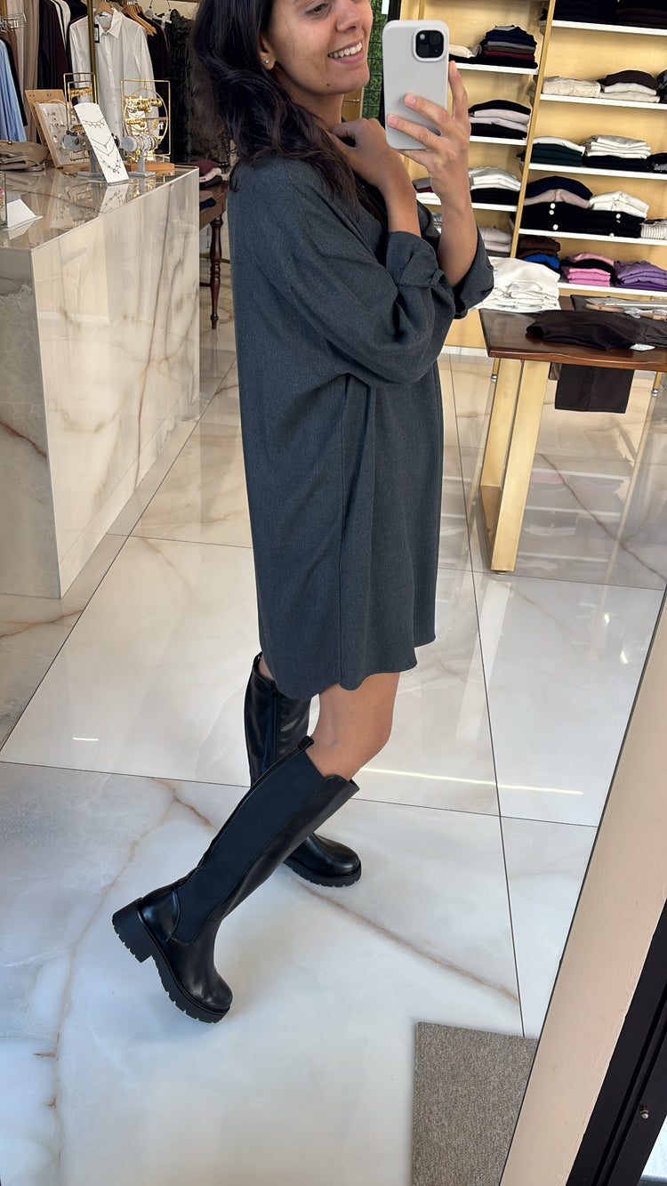 SUSY STAR - ABITO / camicia - GRIGIO