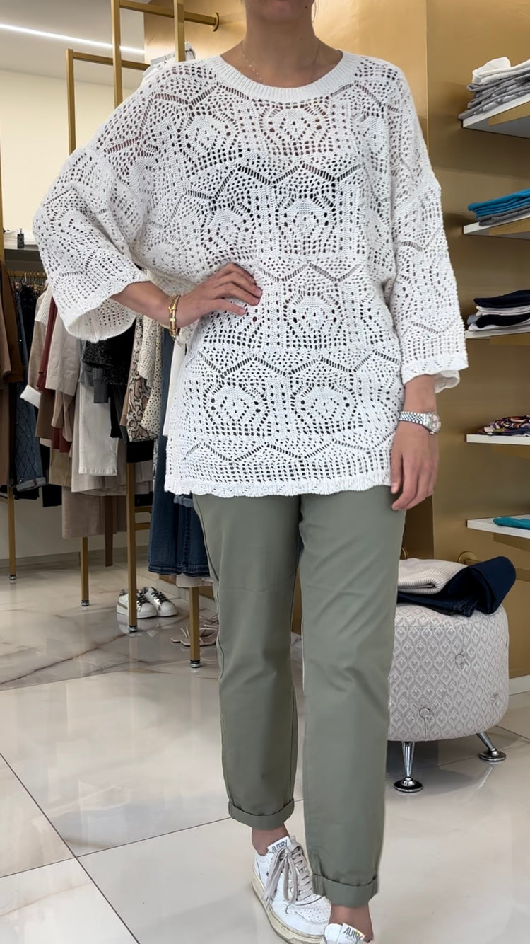 PANTALONE - CHINO -  VERDE MILITARE