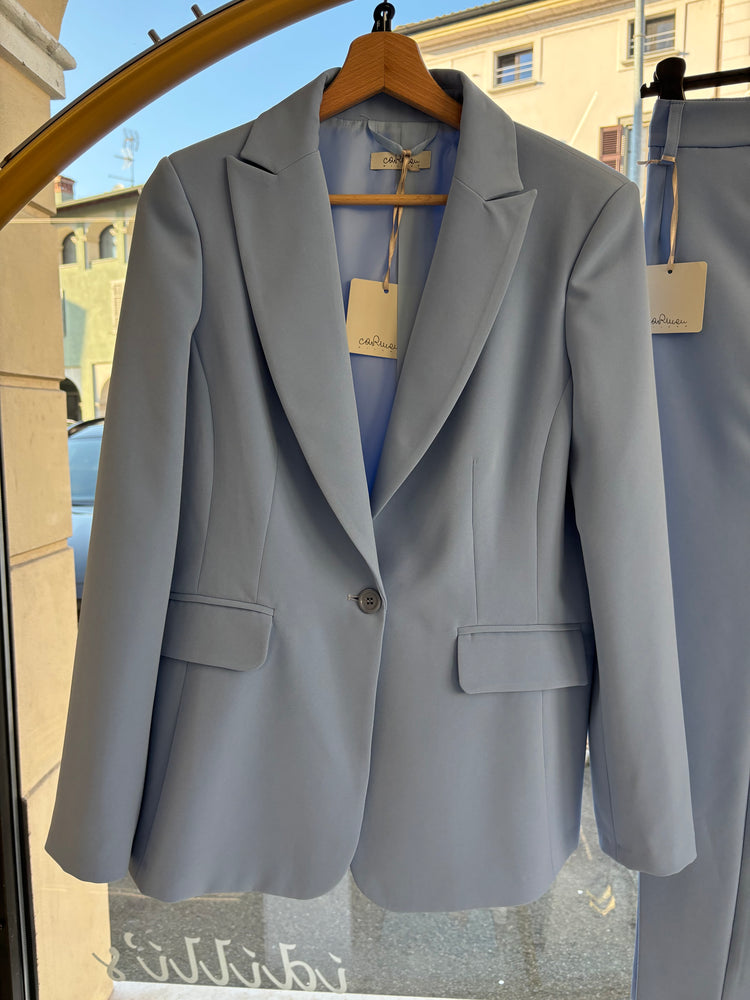 CARMEN - TAILLEUR CELESTE - PANTALONE