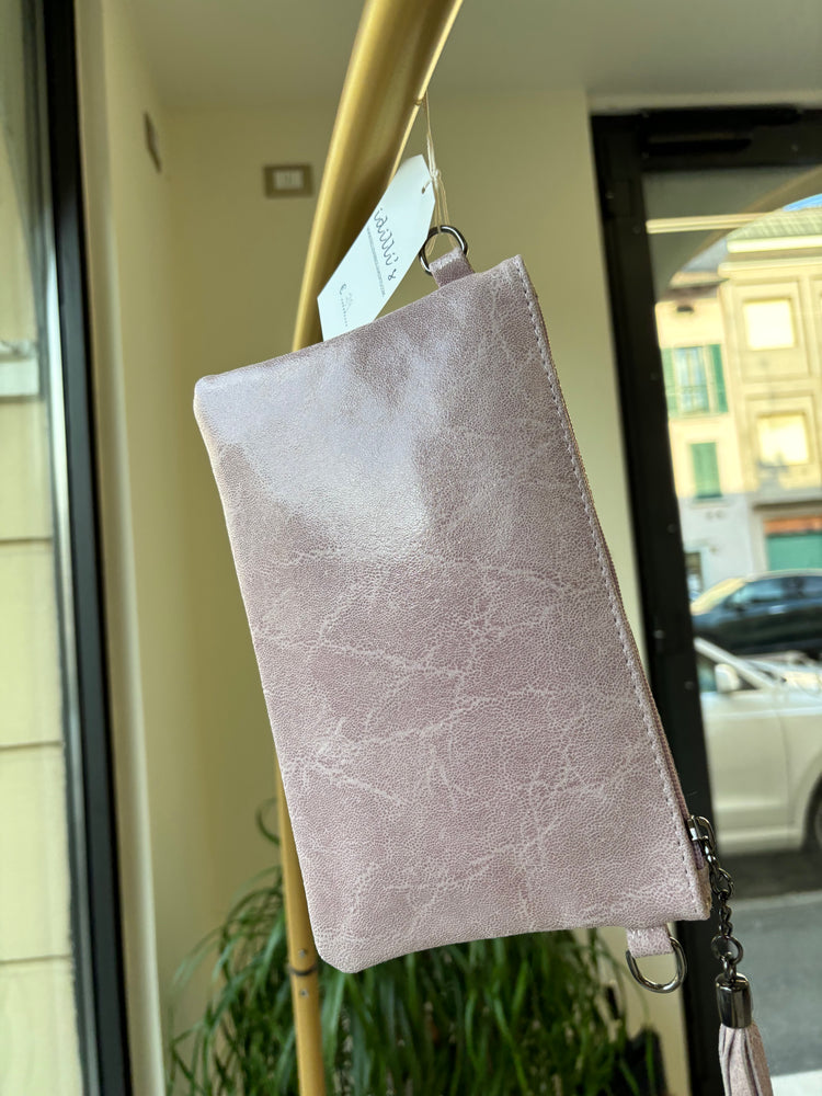 BORSA - POCHETTE - ROSA ANTICO