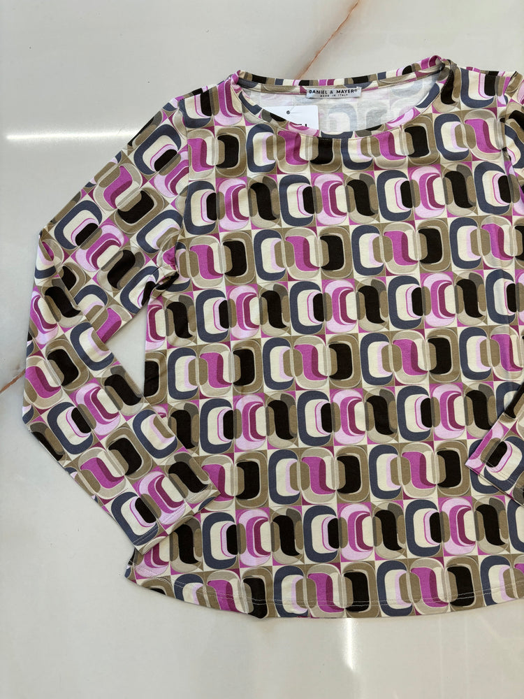 DANIEL & MAYER - MAGLIA in viscosa - OVALI ROSA
