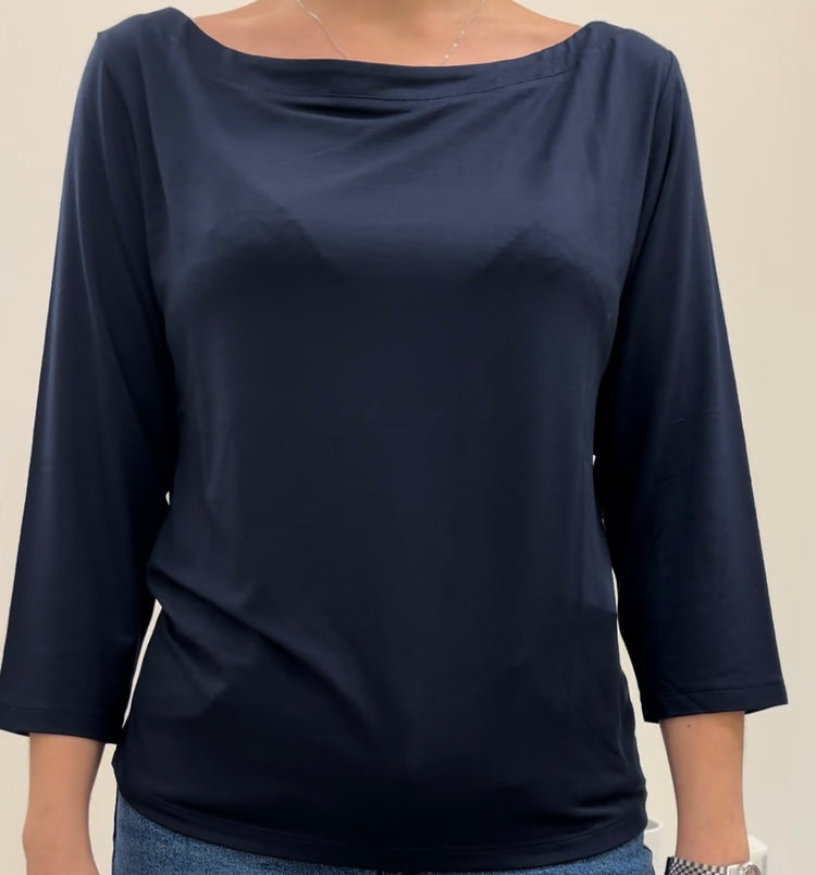 DANIEL & MAYER - MAGLIA BASICA GIROCOLLO - BLU