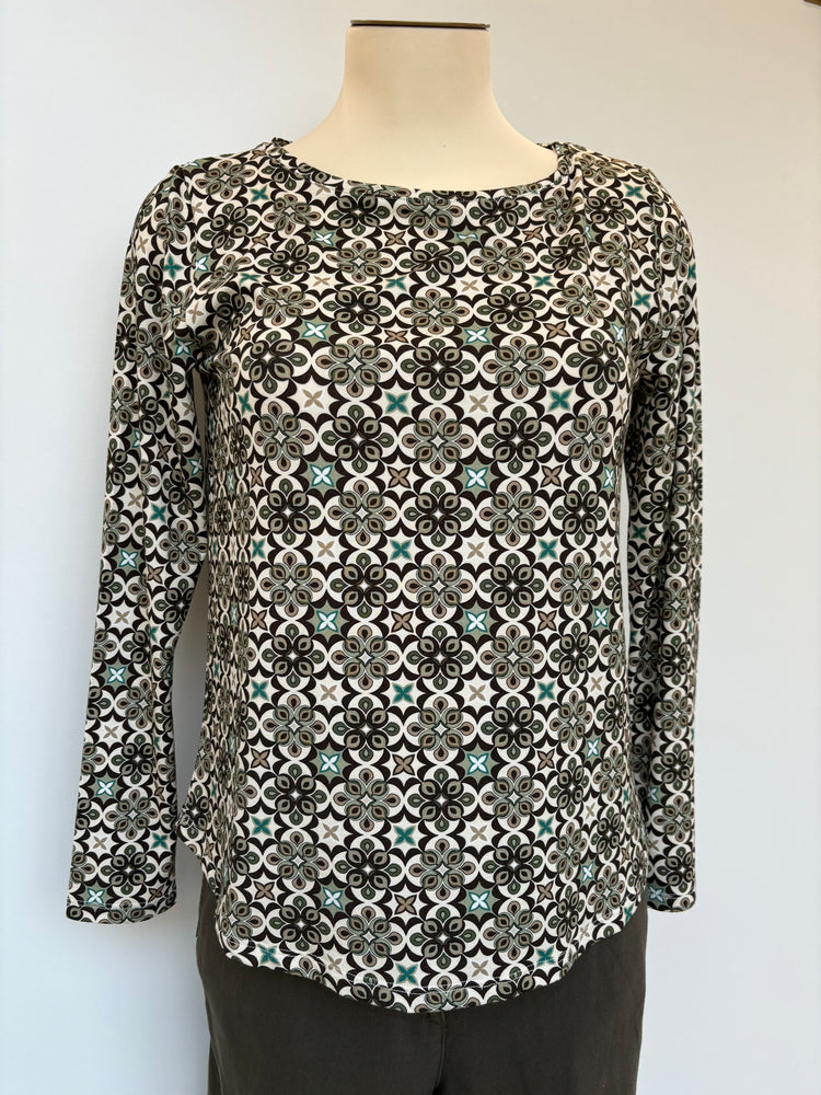 DANIEL & MAYER - MAGLIA in viscosa - FIORE VERDE