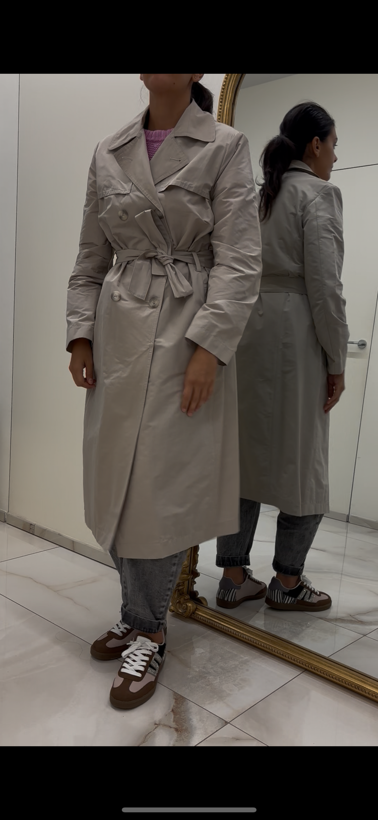 DANIEL & MAYER - TRENCH LUNGO - BEIGE