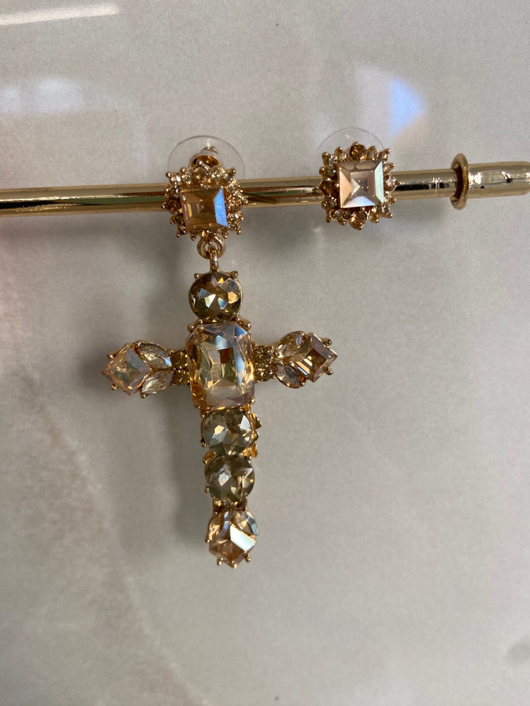 ORECCHINI - PUNTO E CROCE - ORO