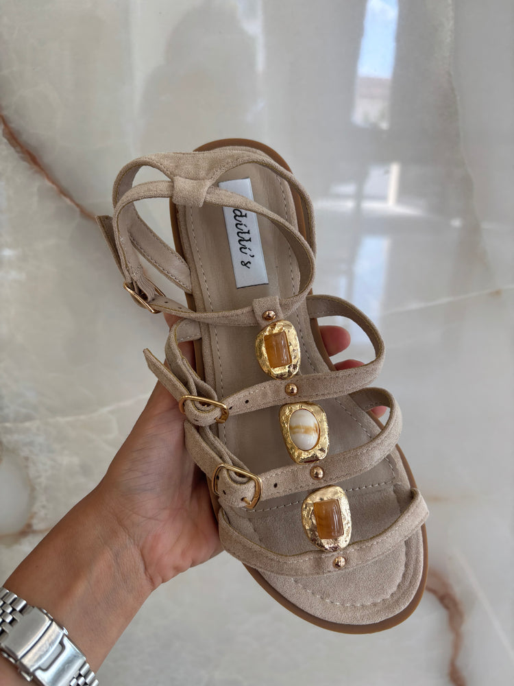 Sandalo perle - Beige