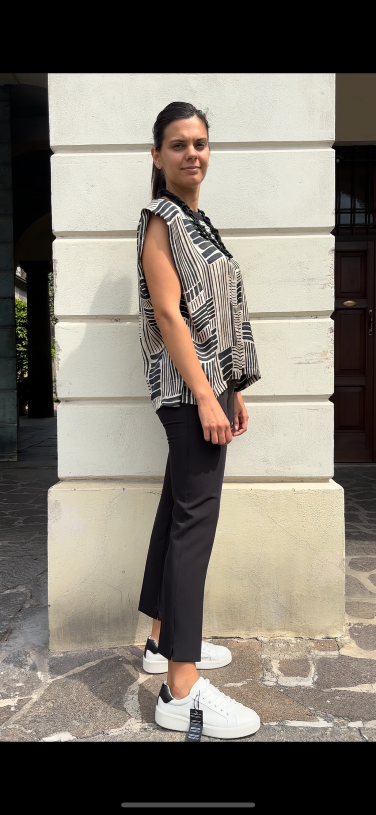 DANIEL & MAYER - PANTALONE BASICO cod. CAMERON - NERO