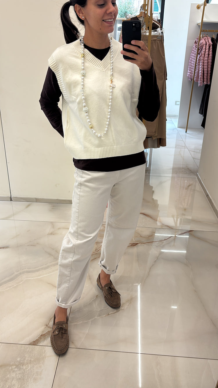 SUSY MIX - GILET MORBIDISSIMO - PANNA