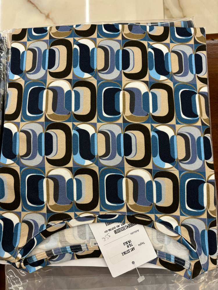 DANIEL & MAYER - MAGLIA in viscosa - OVALI BLU