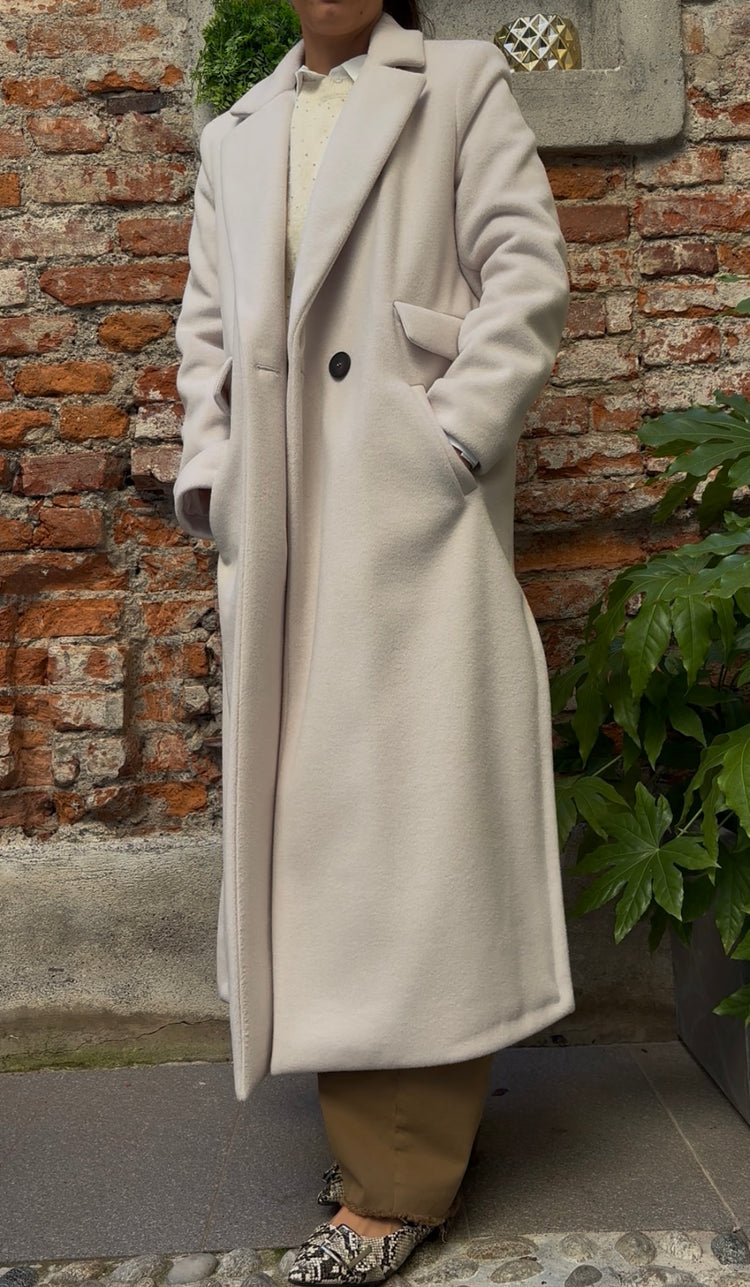 DANIEL & MAYER - CAPPOTTO LUNGO - MUMBAY - BIANCO