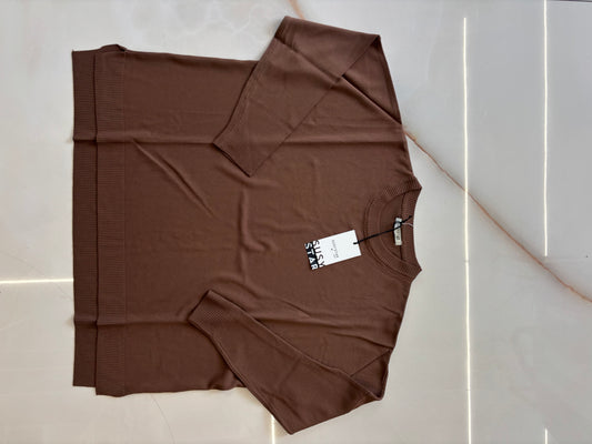 Susy Star - Maglia collo Girocollo - moro
