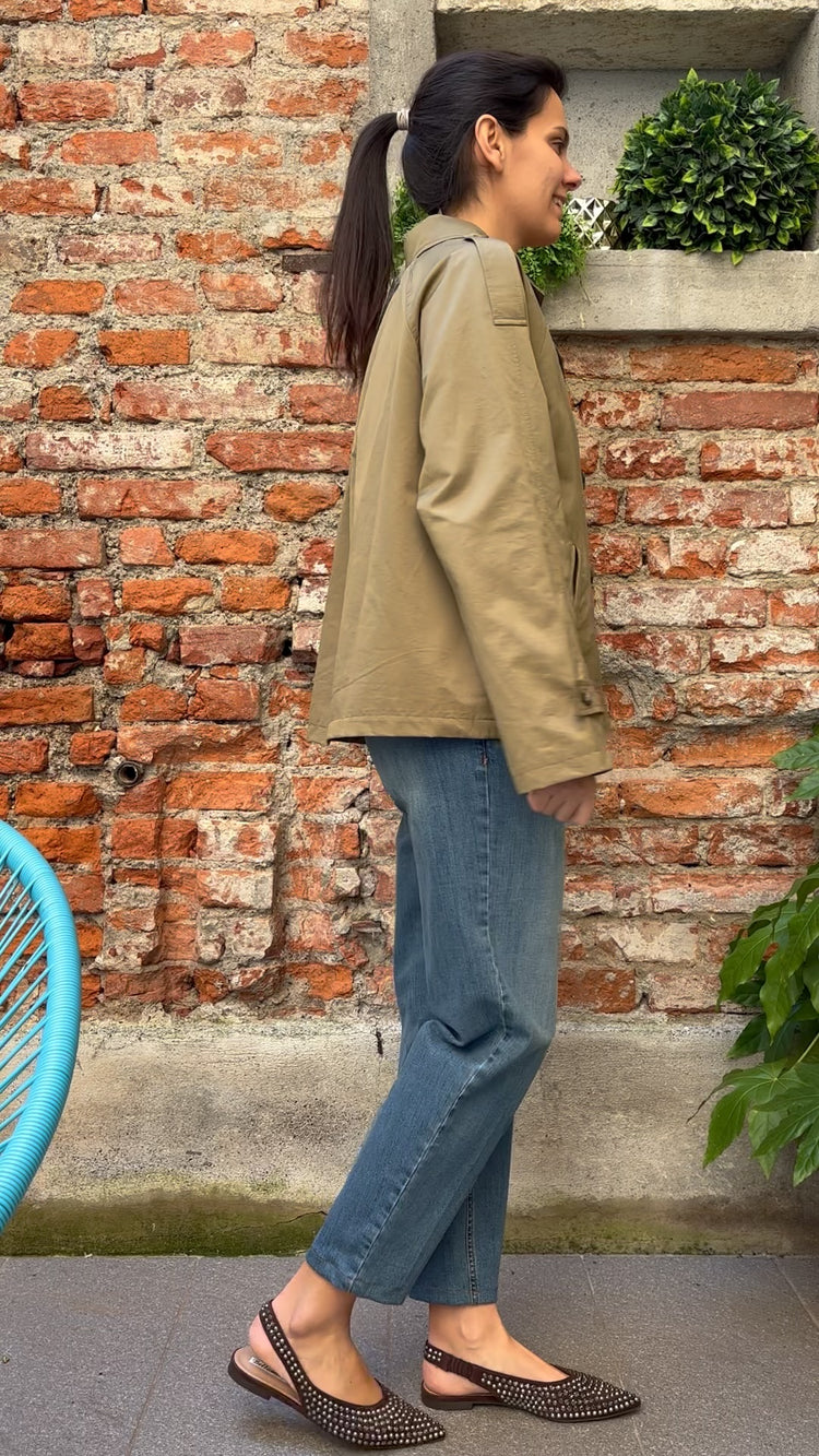 SUSY MIX - TRENCH CORTO - VERDE