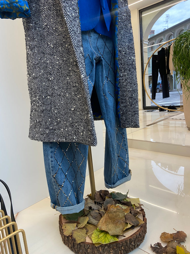 SOUVENIR ⭐ - JEANS - PAILLETTES - S