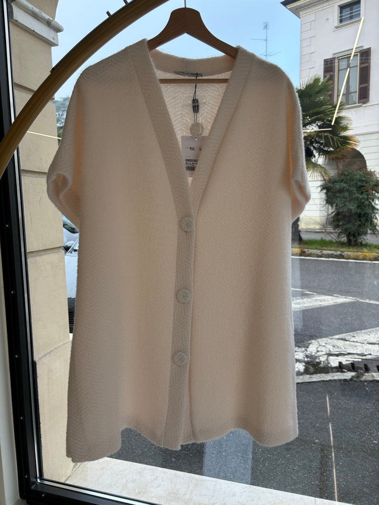 DANIEL & MAYER - CARDIGAN / CAPPA - BIANCO