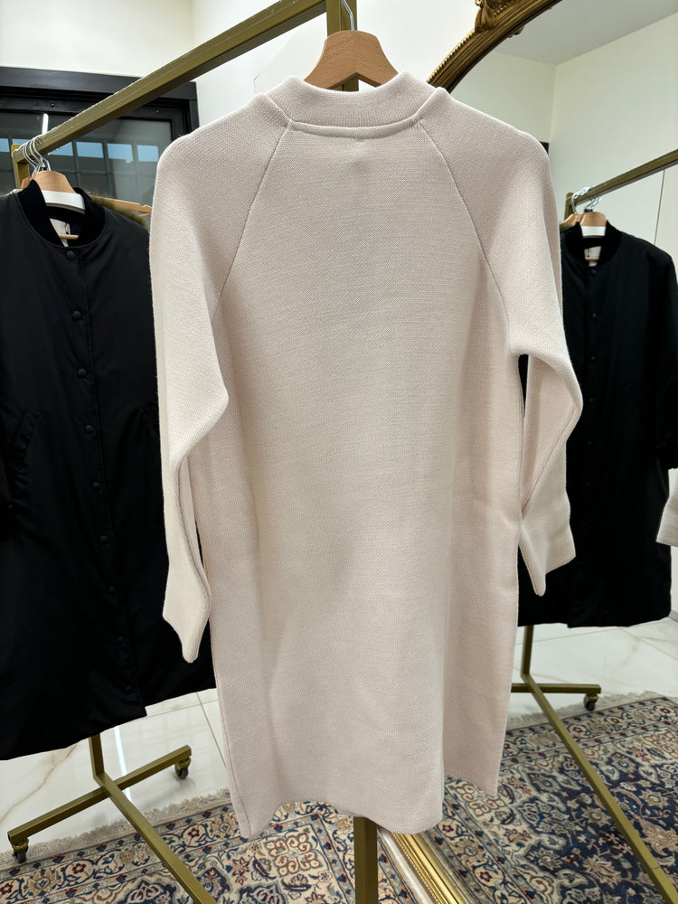 MARGARET - CAPPOTTO IN MAGLIA - GHIACCIO