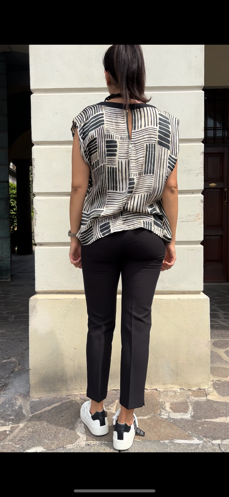 DANIEL & MAYER - PANTALONE BASICO cod. CAMERON - NERO