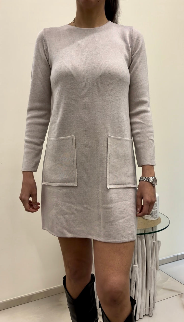 DANIEL & MAYER - ABITO IN MAGLIA - BEIGE