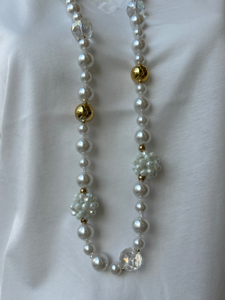 COLLANA - PERLE - BIANCA
