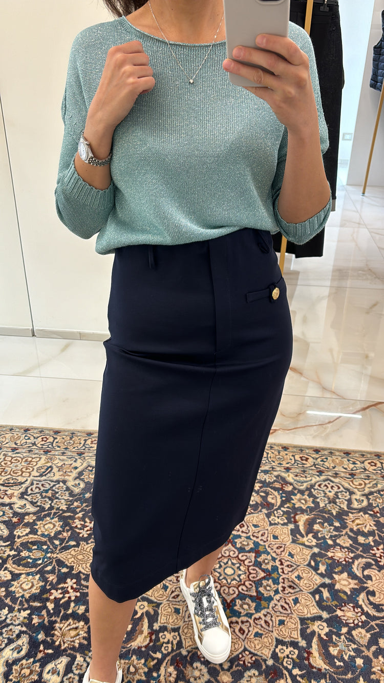 SOUVENIR - MAGLIONCINO - CORINTO - VERDE ACQUA