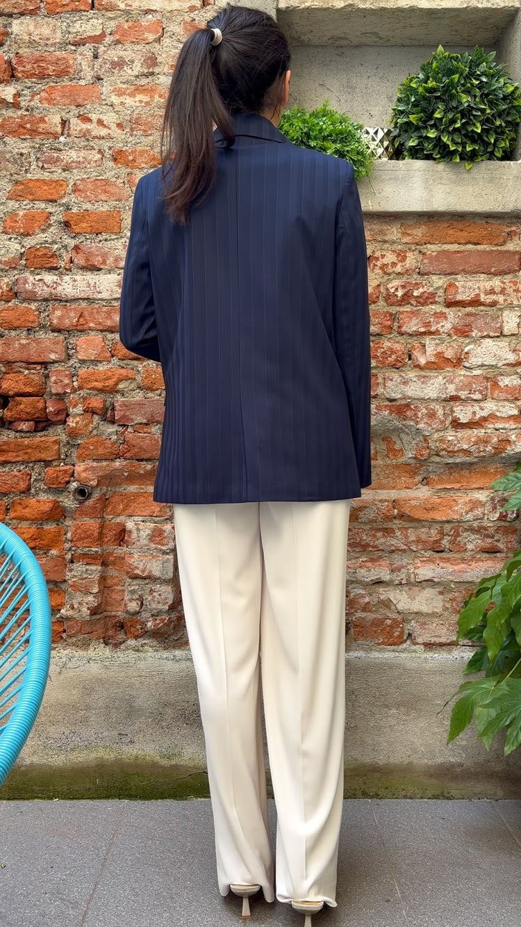 SUSY MIX - GIACCA RIGA - BLU