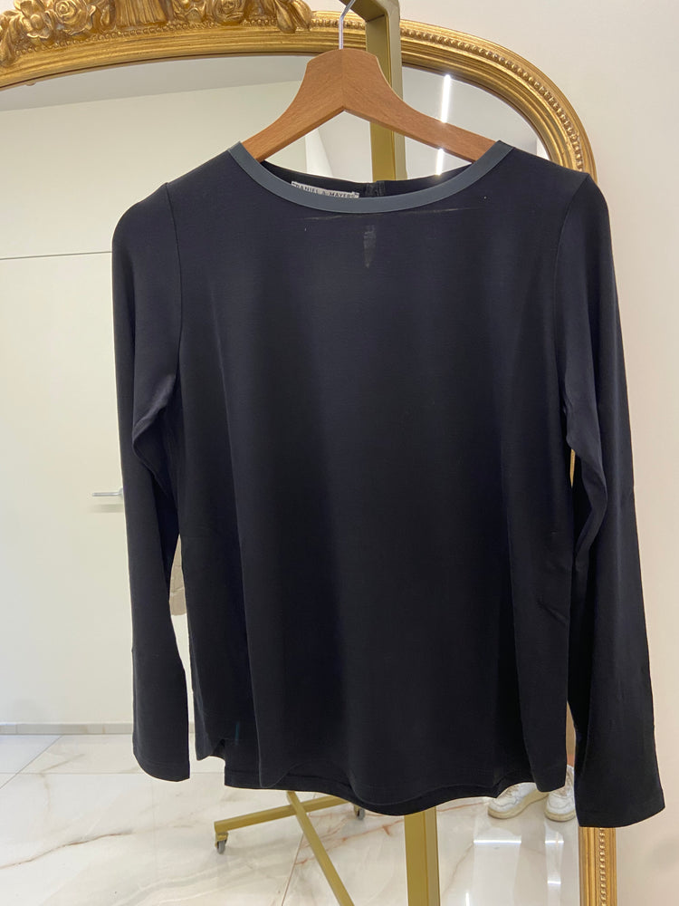 DANIEL & MAYER - MAGLIA BASICA ART. 22787 - NERA