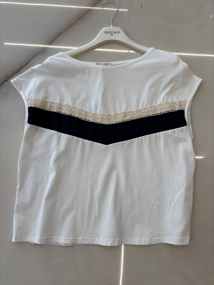 Susy mix - T shirt fascia- Blu