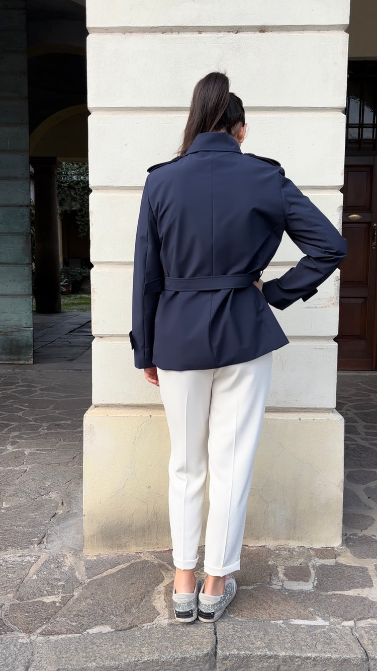 DANIEL & MAYER - TRENCH / CAPPOTTINO CORTO - - BLU