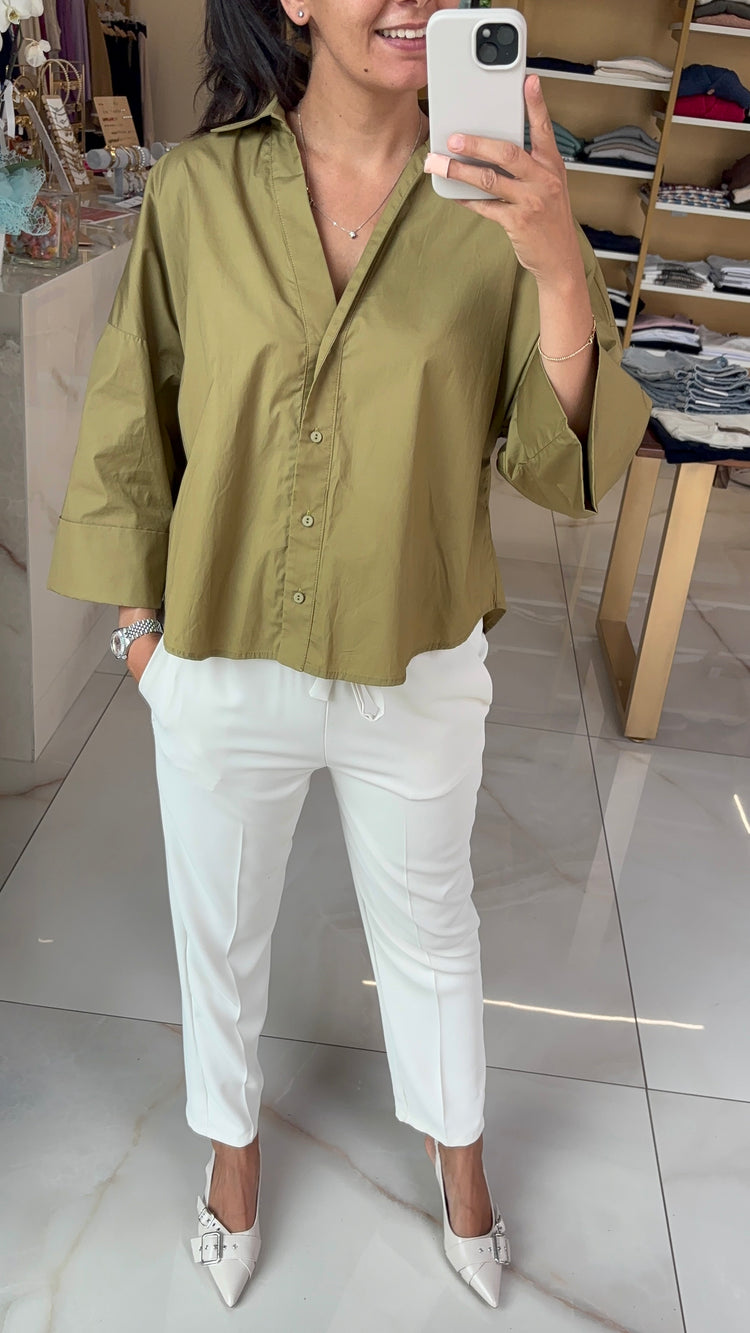 SOUVENIR - CAMICIA MANICA LARGA - OLIO