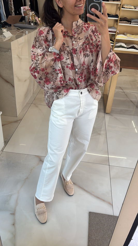 Susy mix - Camicia fantasia - gelsomino