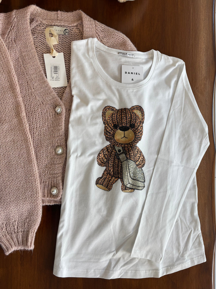 DANIEL & MAYER - MAGLIA MAN. LUNGHE - ORSETTO - BEIGE