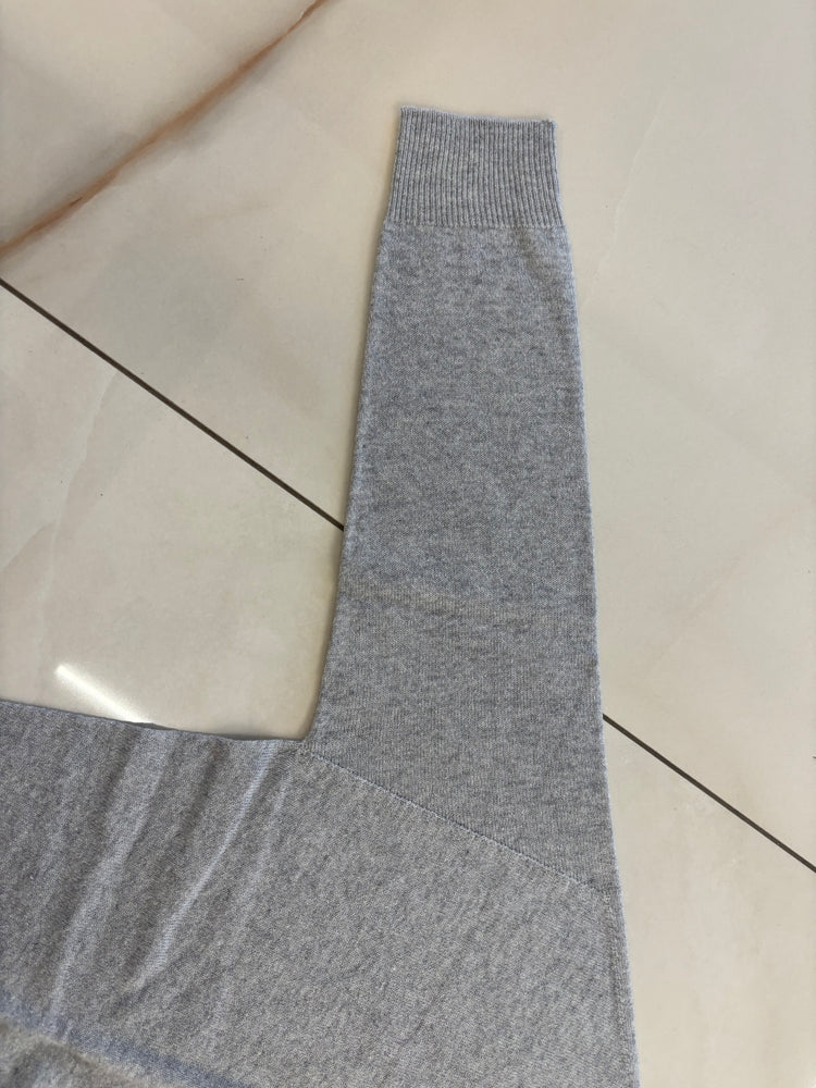 MARGARET - MAGLIONE OVER LUREX - GRIGIO CHIARO
