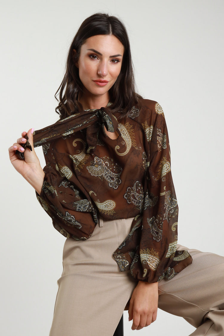 SUSY MIX - CAMICIA FANTASIA - CHOCO